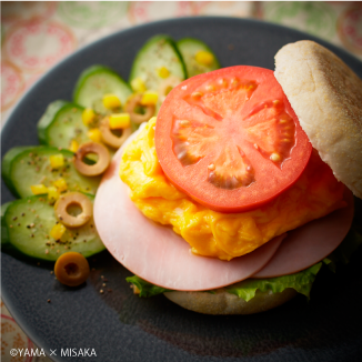 朝か昼かのエッグマフィン